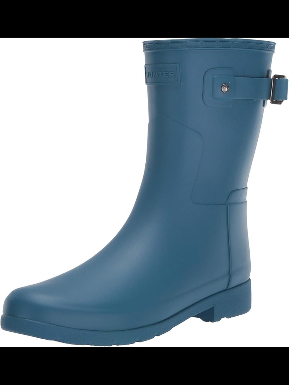 Hunter Short Rain Boot in Slate Blue | Women's Size 7